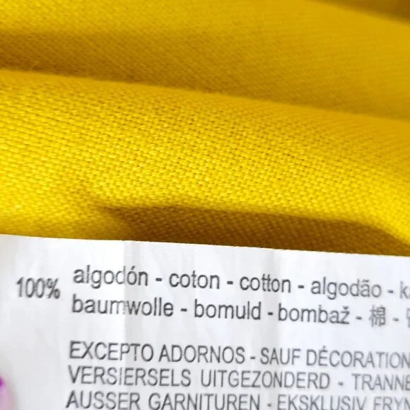 Zara Men's Yellow Shirt - Picture 4 of 6